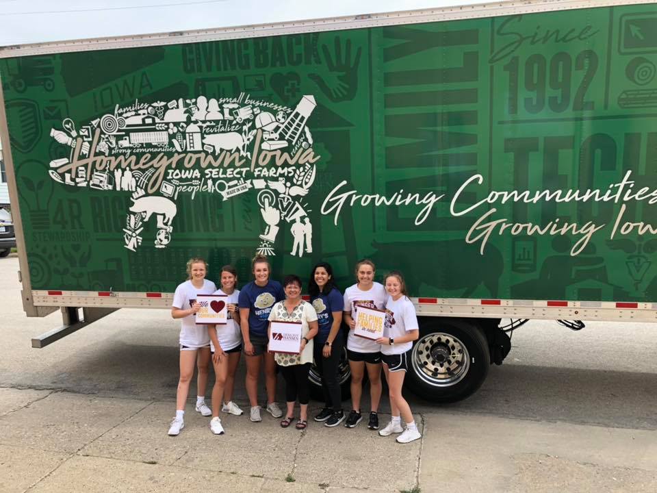 Grundy Center Food Pantry— Haul Out Hunger Iowa Select Farms
